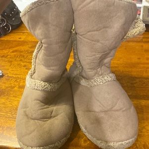 Boots to keep your feet warm out or inside